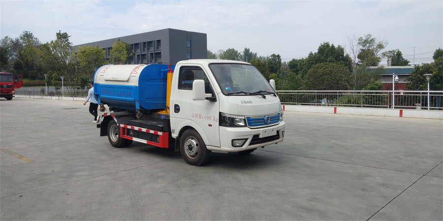 3方勾臂垃圾車東風(fēng)華神新能源純電動(dòng)  凱力
